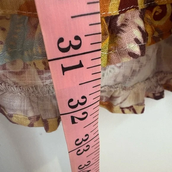 NWT Agua Bendita Zendaya Leva Cotton Ethnic Aztec Multicolor Romper Size Medium - Picture 9 of 11